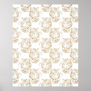 Utskriftsformat för Elegant med Guld Glitter Poster