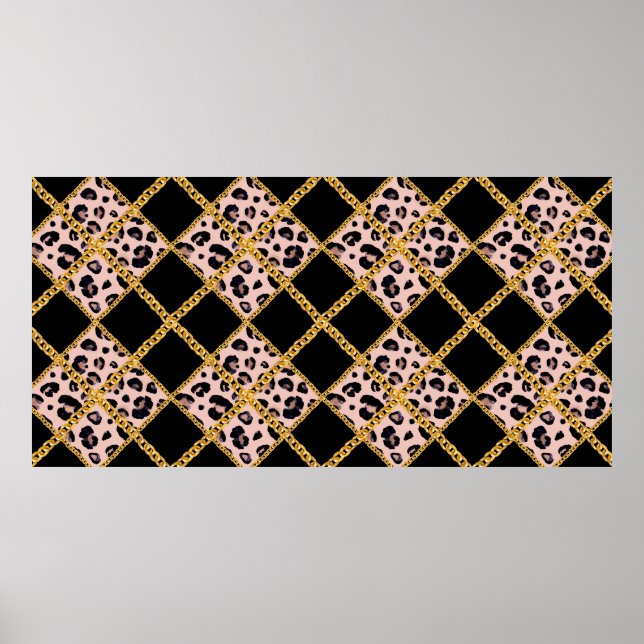 Utskriftsformat för leopard: Fet och brant Poster (Framsidan)
