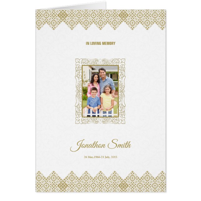 Utskriftsformat, funktionell mall hälsningskort (Framsidan)