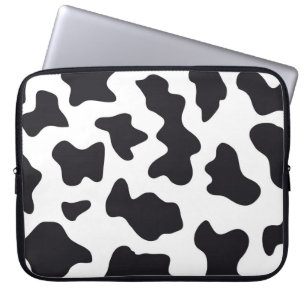 Utskriftsgåvor för MOO Black and White Dairy Cow M Laptop Fodral