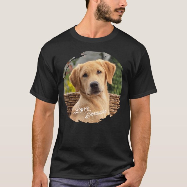 Utskriftshjärta för Cute Best Friend Bild Kärlek P T Shirt (Framsida)