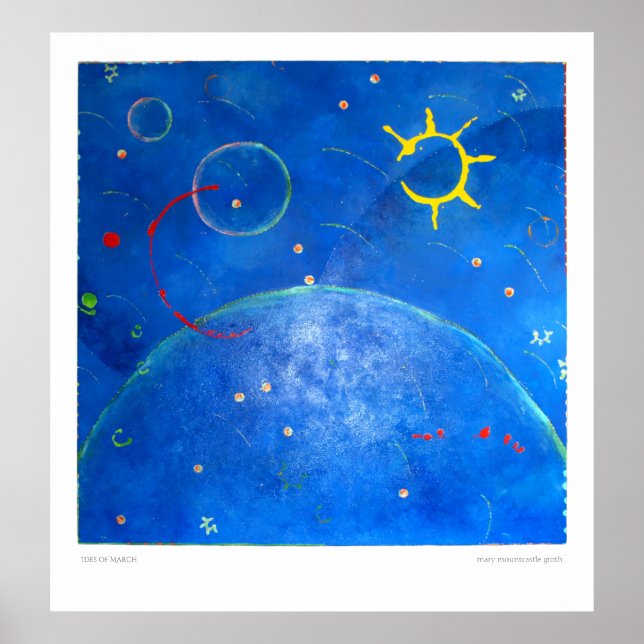 Utskriftsikter för mars poster (Framsidan)