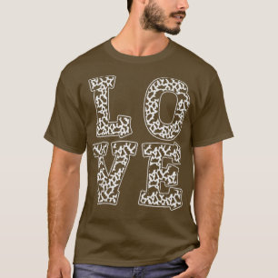 Utskriftskon för Mönster i kärlek T Shirt