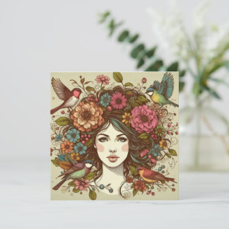 Utskriftskort för fåglar i Sång under jord