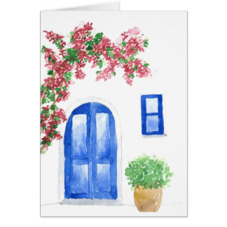 Utskriftskort för grekiska genery Bougainvillea Wa OBS Kort