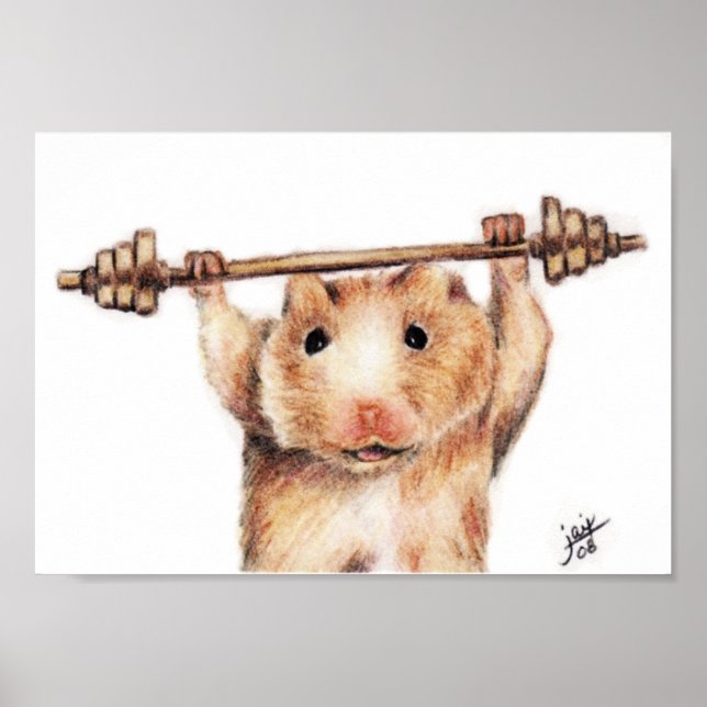 Utskriftsredigering (Hamster) Poster utskrift (Framsidan)
