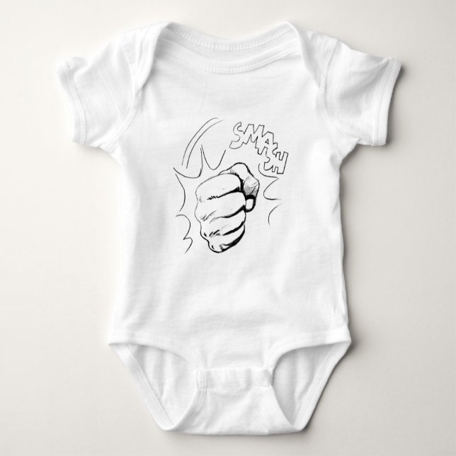 Utskriftsskiss för Retro-popup-bild T-shirt (Framsida)