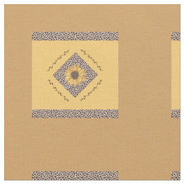 Utskriftsstruktur för gult och tigerutskrift tyg