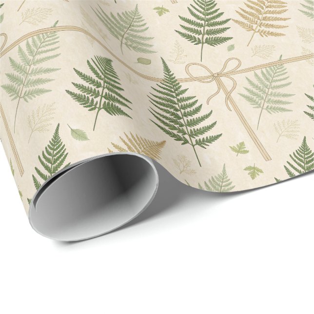 Utskriftssvällning av Papper radbrytning för Löv i Presentpapper (Rullad Hörn)