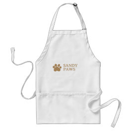 Utskriftstillväxt för Hund Pet Grooming i Logotyp  Förkläde