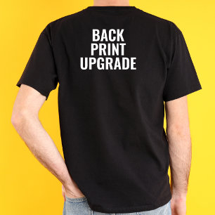 Utskriftsuppgradering på baksidan Skriv ut anpassa T Shirt