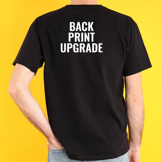 Utskriftsuppgradering på baksidan Skriv ut anpassa T Shirt (Skapare uppladdad)