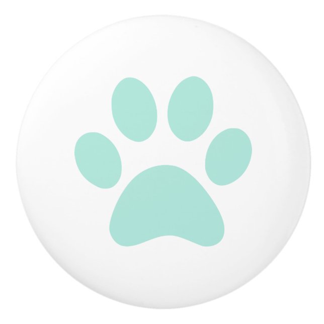 Utskriftsutskrift för Mint Paw Knopp (Framsidan)