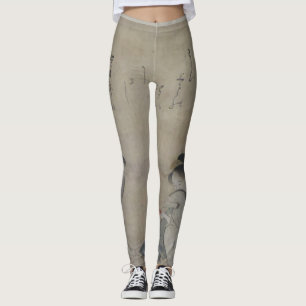 UTSKRIVAVEN damasker TRE FULLA KVINNOR Leggings