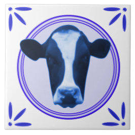 Utskrivaven koHolland Delftware-Delft-Blått-Look Kakelplatta
