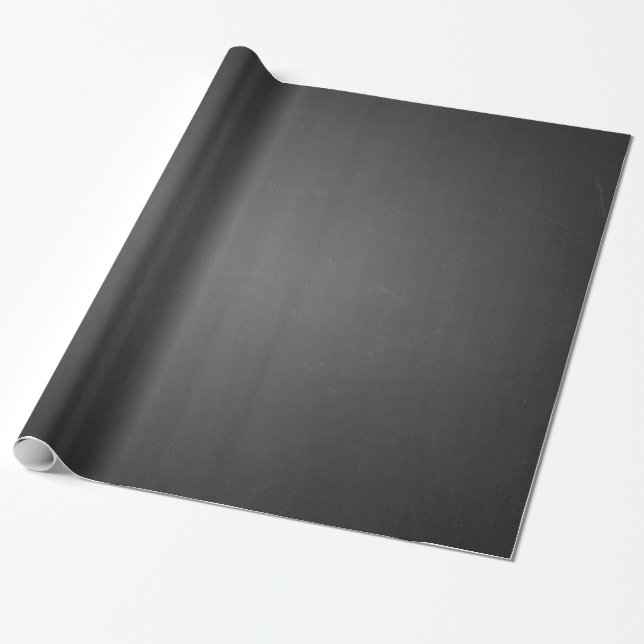 Utskrivaven lantlig svart svart tavla presentpapper (Utrullad)
