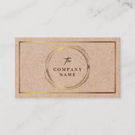 UTSKRIVAVEN social guld- visitkort för vintage