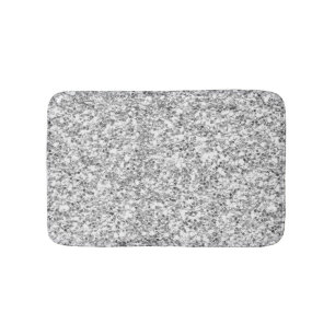Utskrivavet silverglitter badrumsmatta
