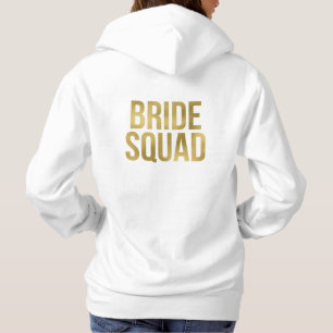 Utskrivavna guld- "brudSquad" brudtärnor T Shirt