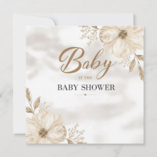 Utskrivbar Baby Shower-kort Kort