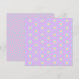 Utskrivbar geometrisk Pastel Rainbow Mönster Pappe Inbjudningar