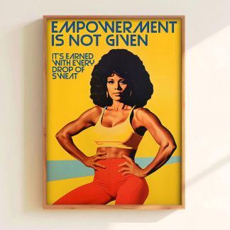 Utskrivbar Gymväggskunst 70-talsaffisch Gymkonsttr Poster