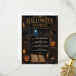 Utskrivbar Halloween-evenemangskort Tack Kort