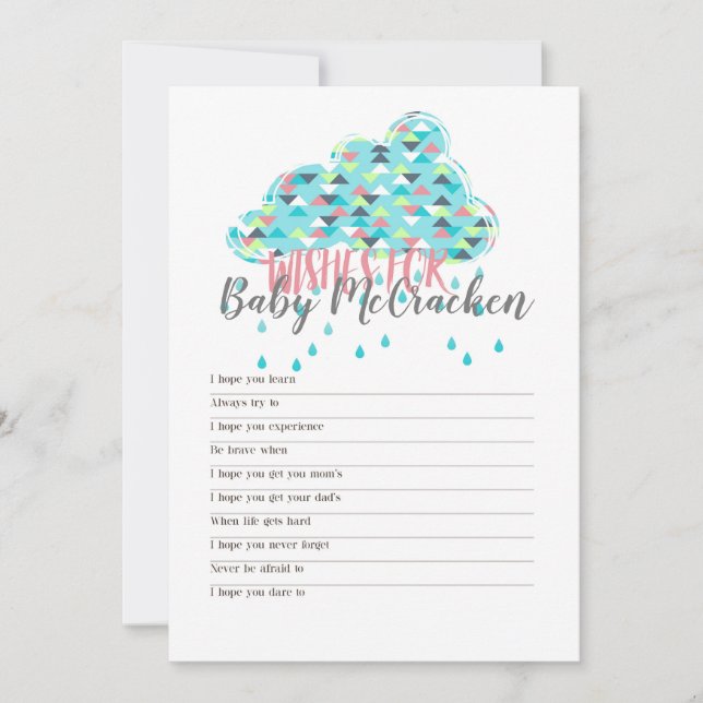 Utskrivbar! Modern, tematiska spel för babyskor Inbjudningar (Framsida)