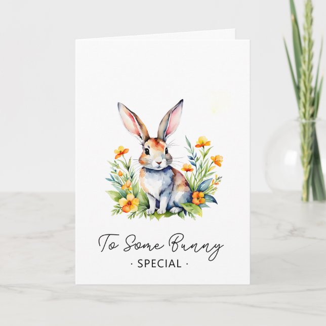Utskrivbar Some Bunny Loves You-kort Kort (Framsida)