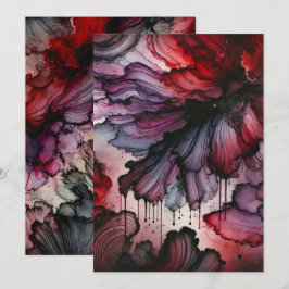 Utskrivbar Vampire Blood Halloween Alcohol Bläck Inbjudningar