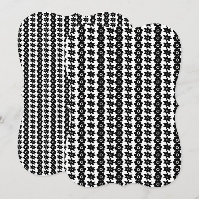 Utskrivbara Bordskort | Anpassade Platta Kort (Fram/baksida)