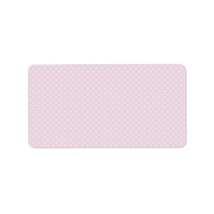 Utskrivbara DIY-tomma adressetiketter med polka do