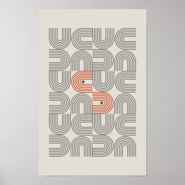 Utskrivbara Geometric Home Decor Wall-bilder Poste Poster (Framsidan)