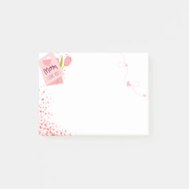 utskrivbara mamma-presentkort post-it block