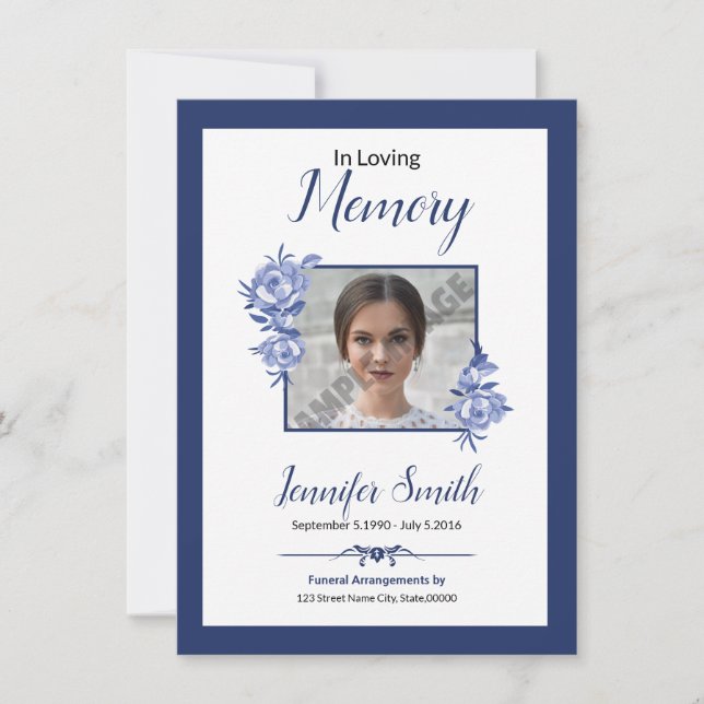 Utskrivbart cirkulärt parkeringskort inbjudningar (Framsida)