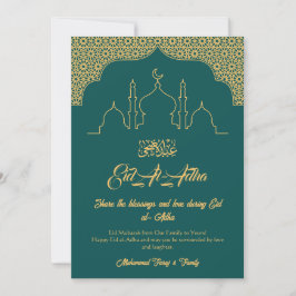 Utskrivbart Eid Mubarak-kort | Digital Islamic Gre Julkort
