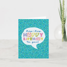 Utskrivbart födelsedagskort | Grattis på födelseda Tack Kort