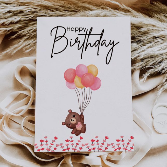 Utskrivbart födelsedagskort inbjudningar (Printable Birthday Card)