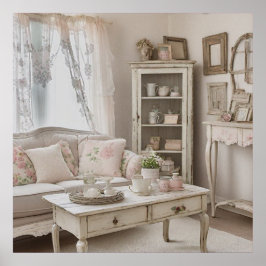 Utskrivbart foto Shabby chic stil Poster