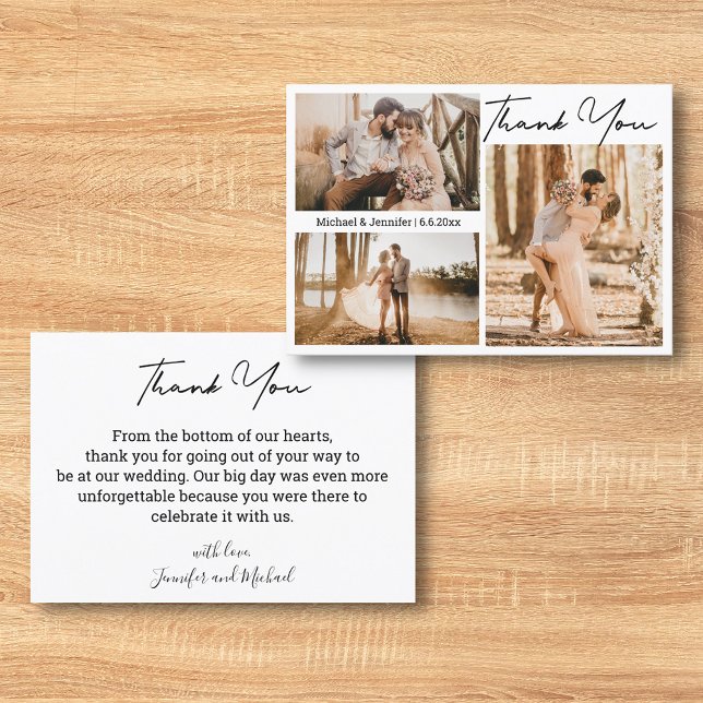 utskrivbart och digitalt tack för ditt bröllop-fot inbjudningar (Skapare uppladdad)