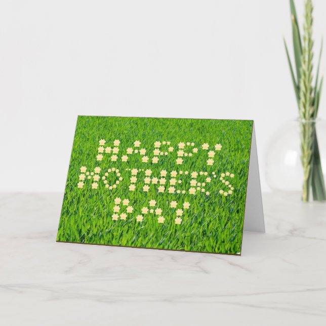Utskrivbart skrivarteckensnitt för MorDag-kort Kort (Framsida)