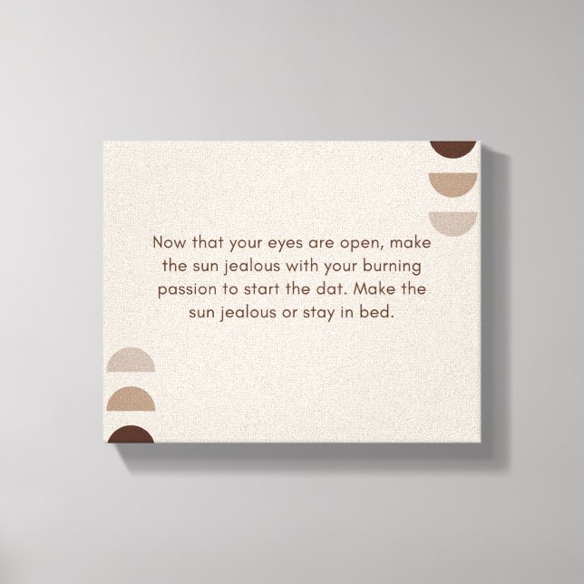 Utskriven arbetsytans design. canvastryck (Framsida)