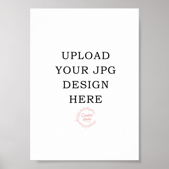 Utskrivet 5 x 7-tecken poster (Framsidan)