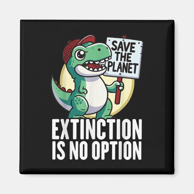Utsläckning är inget alternativ för Dinosaur Envir Magnet (Framsidan)