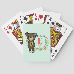 Utslag, Gult, vätska och Blommigt andedräkt Monogr Casinokort