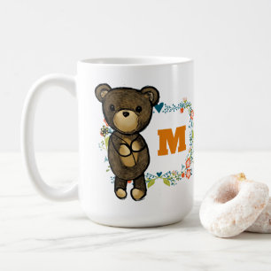 Utslag, Gult, vätska och Blommigt andedräkt Monogr Kaffemugg