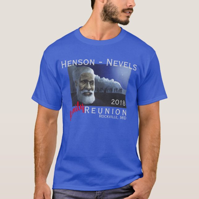 Utslagsplats 2018 för Henson-Nevels familjmöte T Shirt (Framsida)