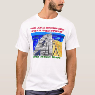Utslagsplats än för stormen för NJ-kustBoardwalk T-shirt