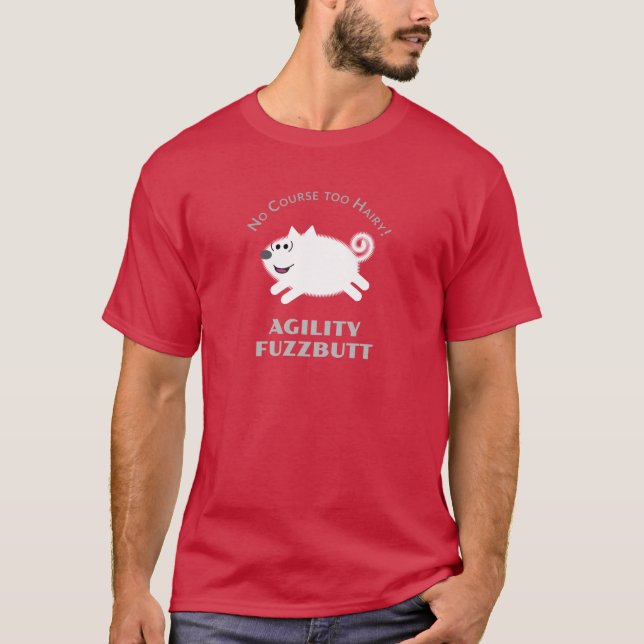 Utslagsplats Dk vers. för Agility "för T-shirt (Framsida)