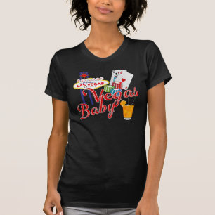 Utslagsplats för 21st födelsedag för VEGAS baby Tee Shirt
